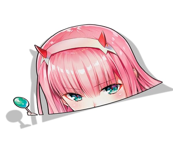 Zero Two Peeker Sticker - 13 cm