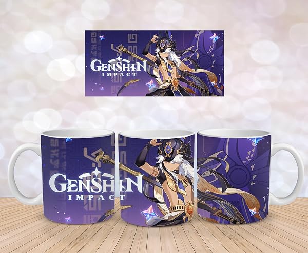 Genshin Impact Tasse: Mehrere Designs, Hochwertige Keramik, Perfekt für Gaming Fans - Cyno