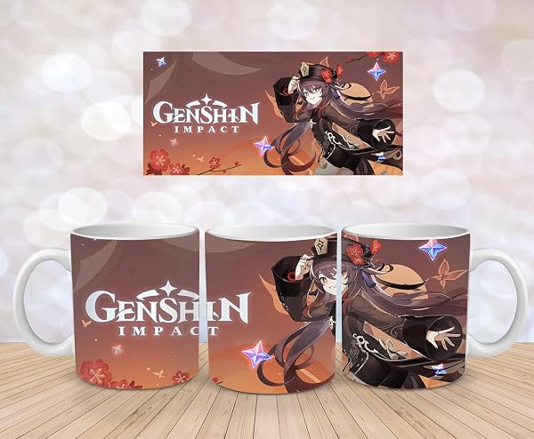 Genshin Impact Tasse: Mehrere Designs, Hochwertige Keramik, Perfekt für Gaming Fans - Hu Tao