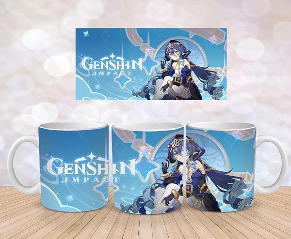 Genshin Impact Tasse: Mehrere Designs, Hochwertige Keramik, Perfekt für Gaming Fans - Layla