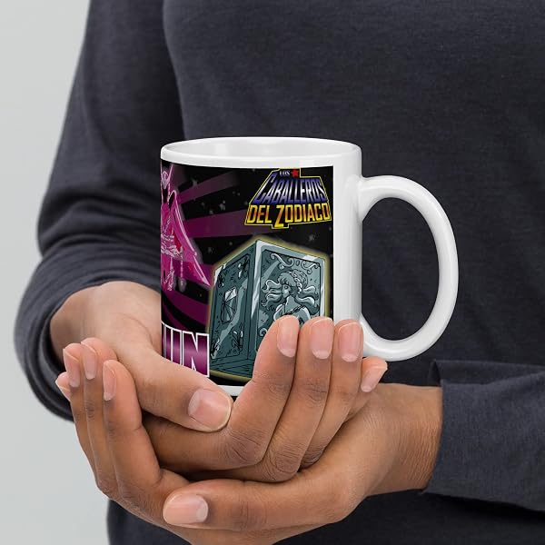 Shun Andromeda Kaffeetasse 330ml - Büro - Kinder - bedruckte Tasse Lebenslange Farbgarantie Geschenk Anime Saint Seiya