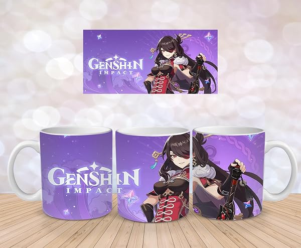 Genshin Impact Tasse: Mehrere Designs, Hochwertige Keramik, Perfekt für Gaming Fans - Beidou