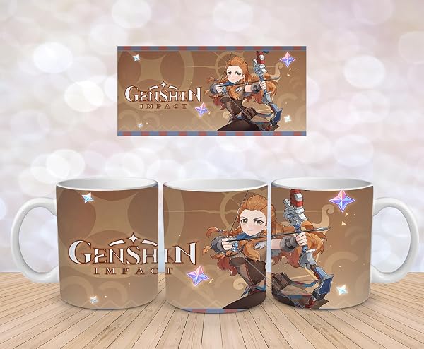 Genshin Impact Tasse: Mehrere Designs, Hochwertige Keramik, Perfekt für Gaming Fans - Aloy