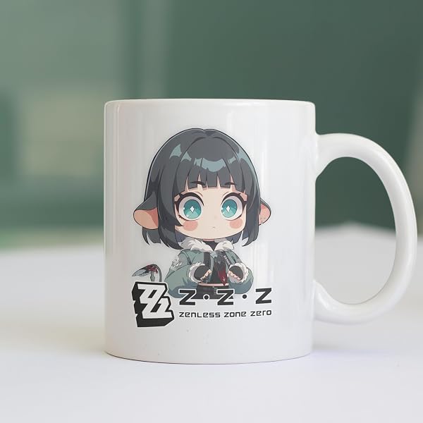 Zenless Zone Zero Tasse - 330ml, Anime & Gaming Design - Nicole Demara, Jane Doe & Nekomiya Mana Motive - Perfekt für Fans!