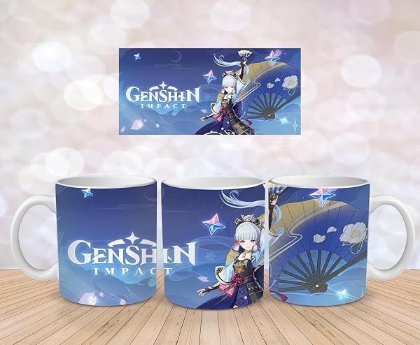 Genshin Impact Tasse: Mehrere Designs, Hochwertige Keramik, Perfekt für Gaming Fans - Ayaka