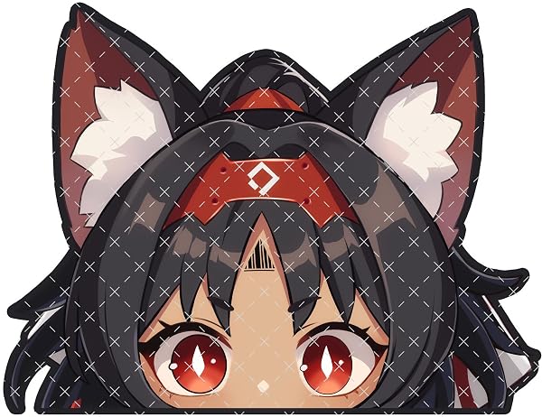 Zenless Zone Zero Nekomiya Mana Peeker Anime Sticker