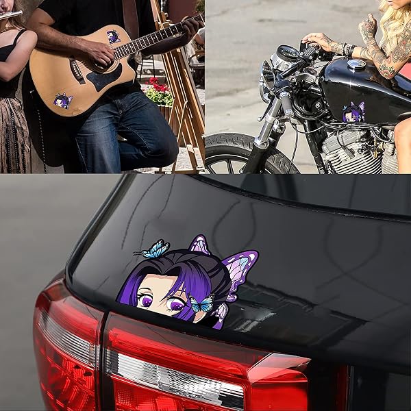 Demon Slayer Shinobu Peeker Anime Sticker - Produktbild 2