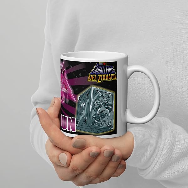 Shun Andromeda Kaffeetasse 330ml - Büro - Kinder - bedruckte Tasse Lebenslange Farbgarantie Geschenk Anime Saint Seiya